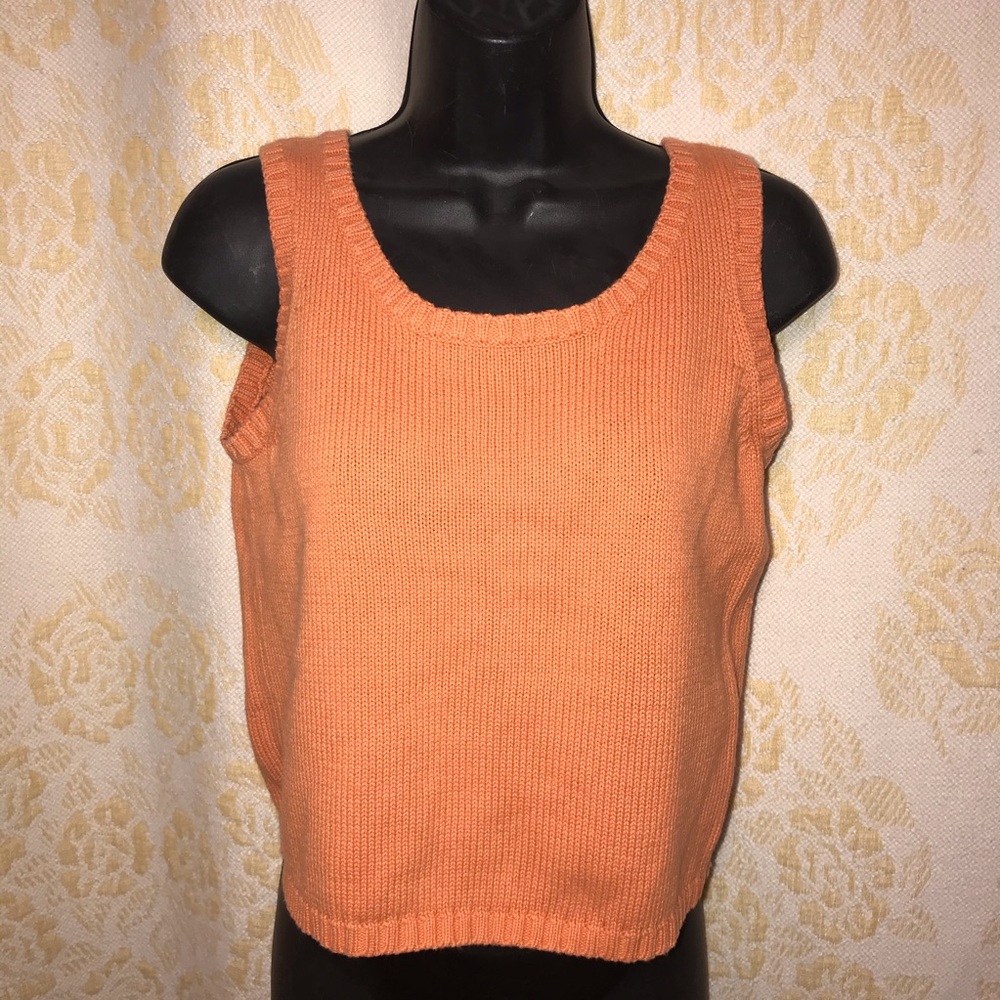 Liz Claiborne - Scoop Neck Knit Tank - Small